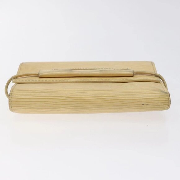 LOUIS VUITTON Epi Porte Monnaie Elastic Wallet Vanilla M6366A LV Auth 130577 - Picture 14 of 16